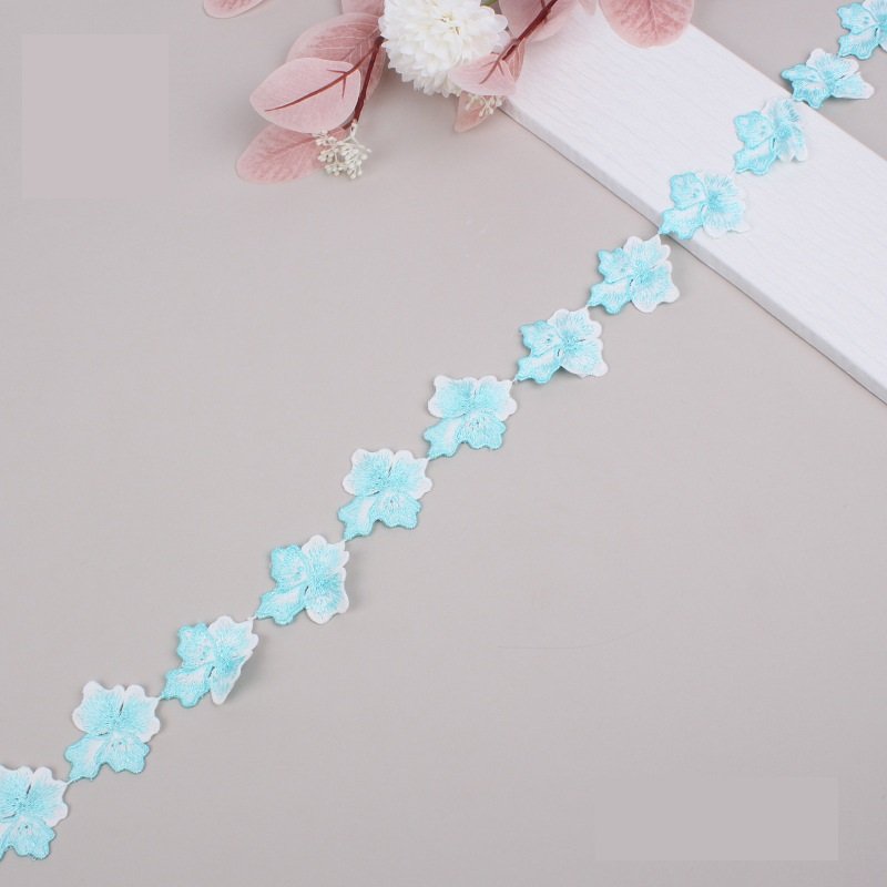 Flower Lace Trimming Embroidered Diy Handmade Decoration Ribbon Sewing Supplies Crafts For Garment