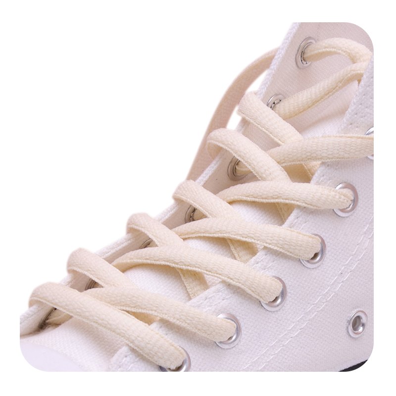 Hotsell Colorful 6mm Oval Polyester Shoelaces sneaker Shoelace Trainer Shoe laces 71 different colors available