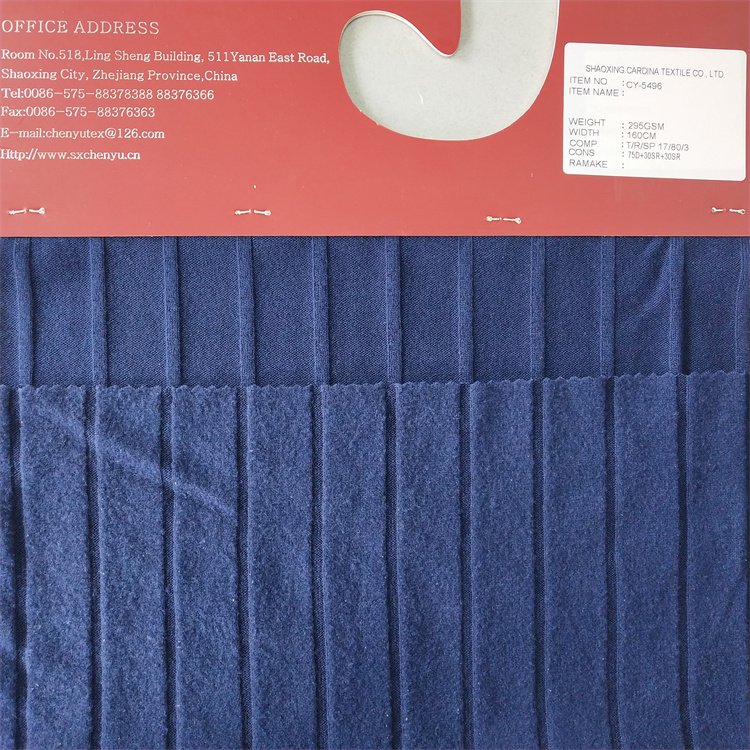 Single Layer Forming Comfortable Brushed Rib & Hacci Sweater Fabric