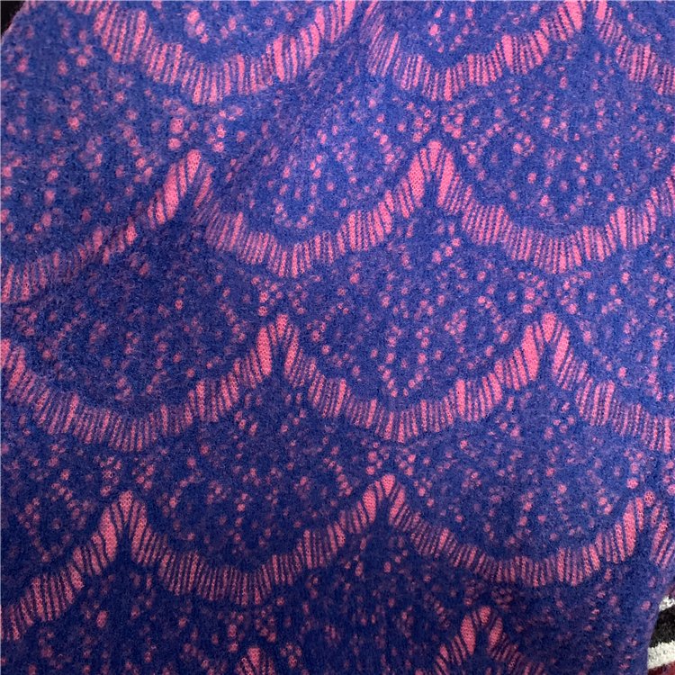 New Style Embroidered Lace Beaded Fabric Tulle Organza Fabric Stock For Garments