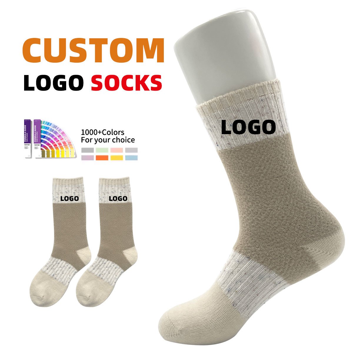 Knit Warm Casual Wool Crew Winter Women Cozy Fuzzy Socks Crew Socks 2024 new