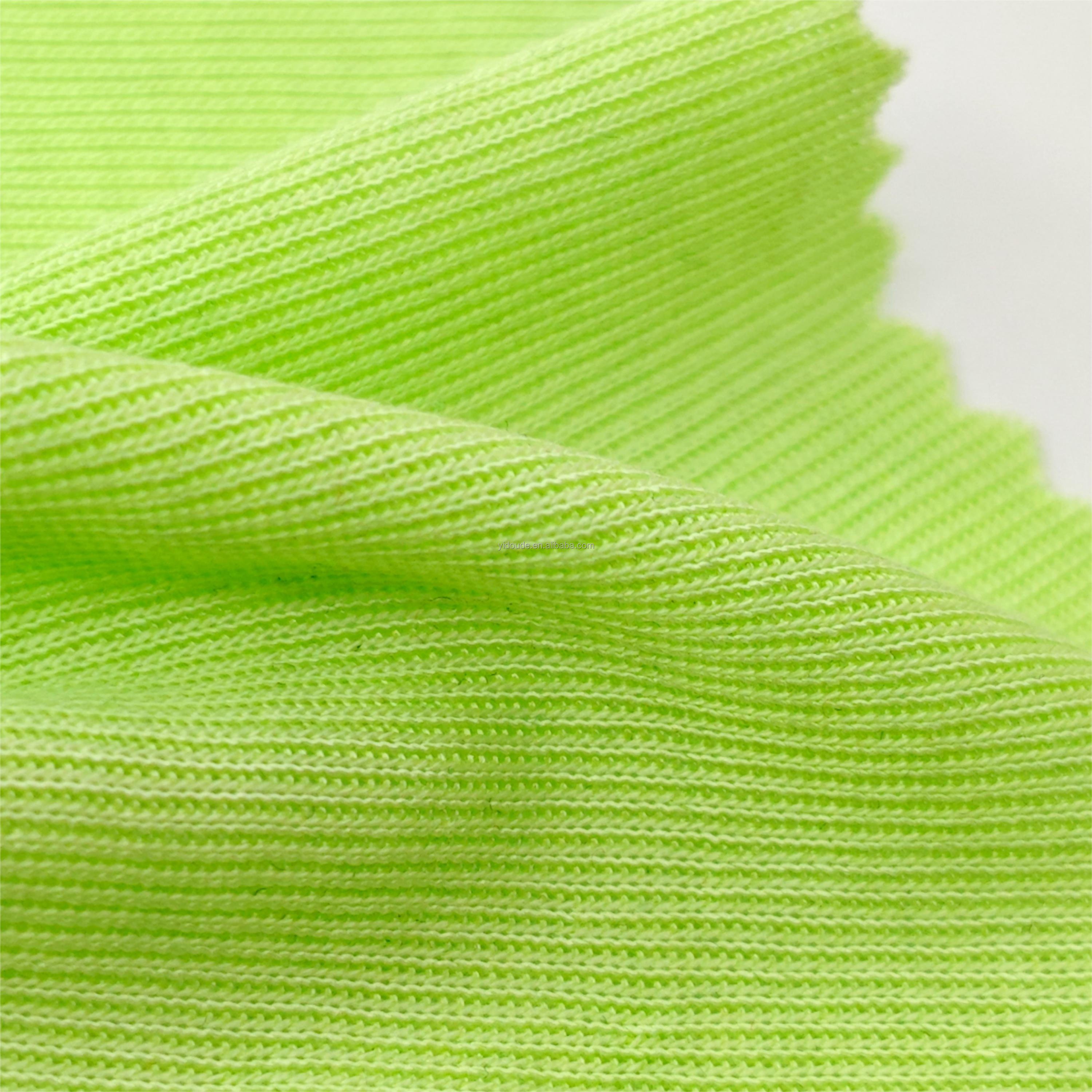 YWH1608# cotton striped rib fabric ribbed cotton fabric cotton modal rib fabric