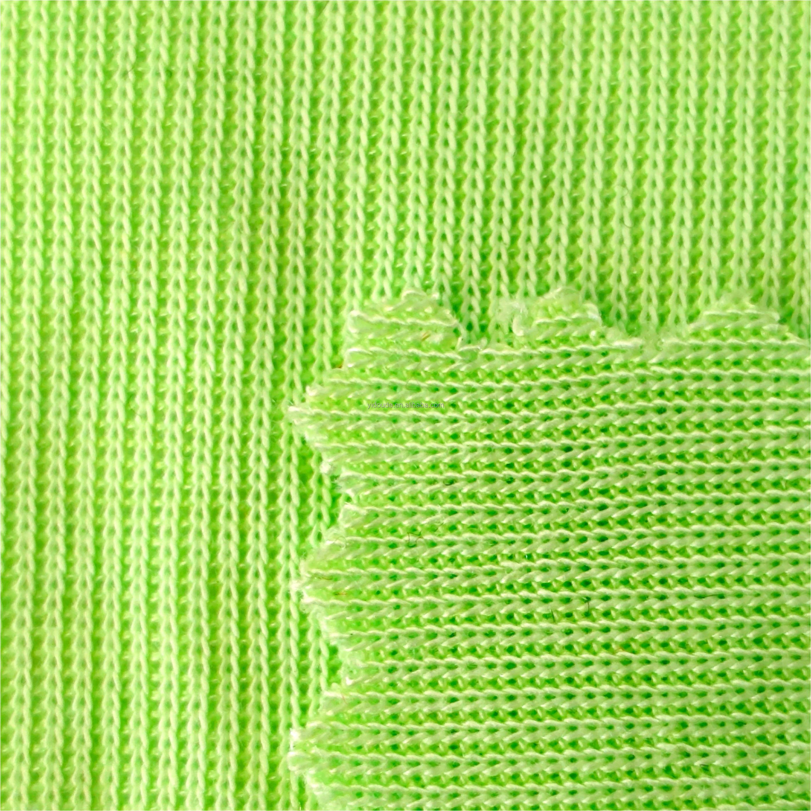 YWH1608# cotton striped rib fabric ribbed cotton fabric cotton modal rib fabric
