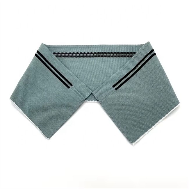 Plain Ribbing 1X1 Flat Knit rib fabric stripe Color Collar for POLO shirt Full Collar Garment Accessories