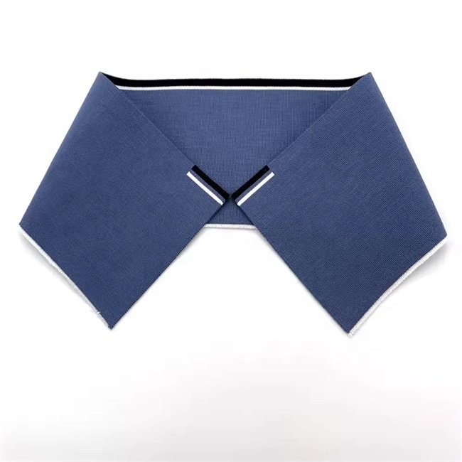 Plain Ribbing 1X1 Flat Knit rib fabric stripe Color Collar for POLO shirt Full Collar Garment Accessories