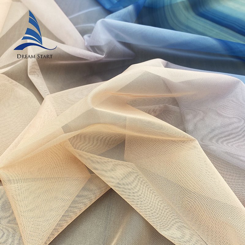 White in stock 63 " Polyester Stiff recycled wholesale Mesh designed Fabric Very Stiff for Bridal tulle embroidery fabric