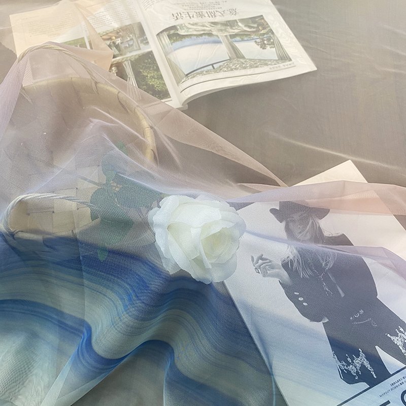 White in stock 63 " Polyester Stiff recycled wholesale Mesh designed Fabric Very Stiff for Bridal tulle embroidery fabric