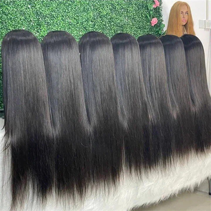 Cheap Bone Straight Human Hair 360 full Lace Front Wigs HD Lace Wig Vendors Wholesale Brazilian Human Hair Wigs For Black Women