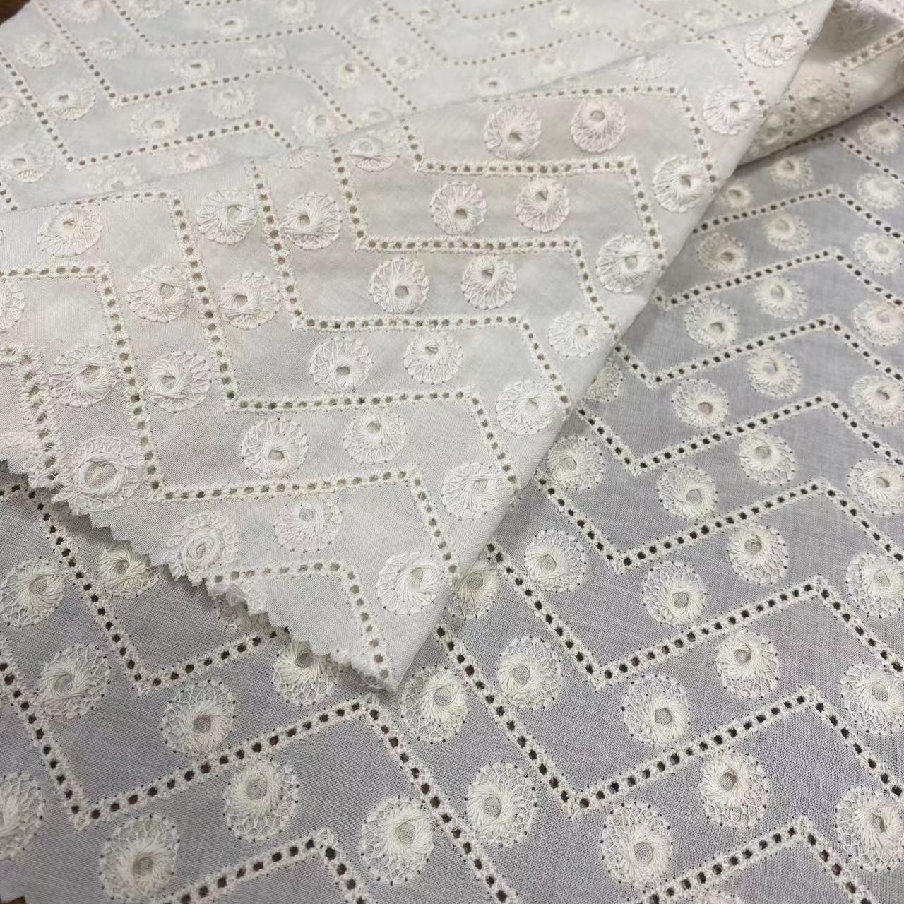 100%Cotton embroidery fabric,embroidery custom fabric printing cotton,Can be made clothing fabrics,Multi-color custom,wholesale