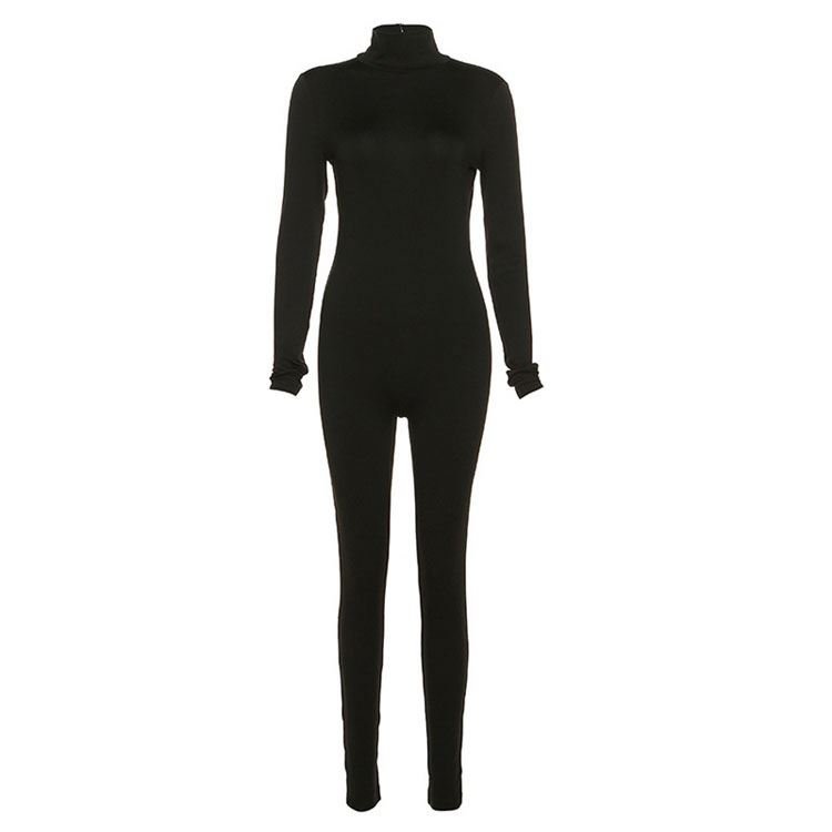 bodysuit fall turtleneck long sleeve jumpsuit yoga jumpsuit fitness women