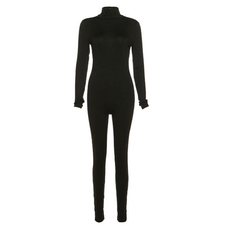 bodysuit fall turtleneck long sleeve jumpsuit yoga jumpsuit fitness women