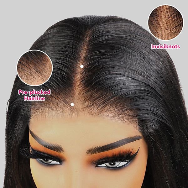Natural Virgin Brazilian Raw Human Hair Wigs Pre Pluck 13x4 Glueless Full HD Lace Frontal Wigs Body Wave Curly HD Lace Front Wig