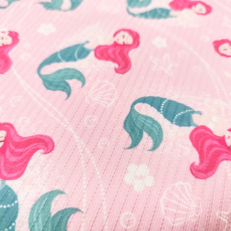 Customized cartoon elastic 96% polyester 4%spandex swim knitted fabric ribbed silk fabric ribbed t shirt ribbing fabric
