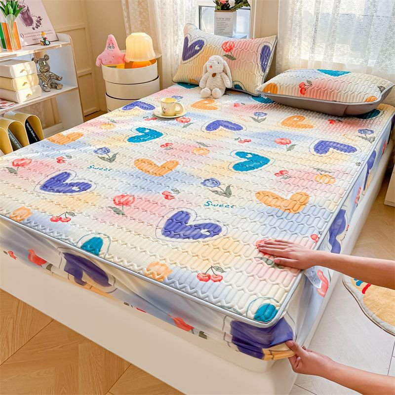 Single bed cover blanket cover single piece mattress protector anti-microbial fixed all-inclusive factory direct wholesale