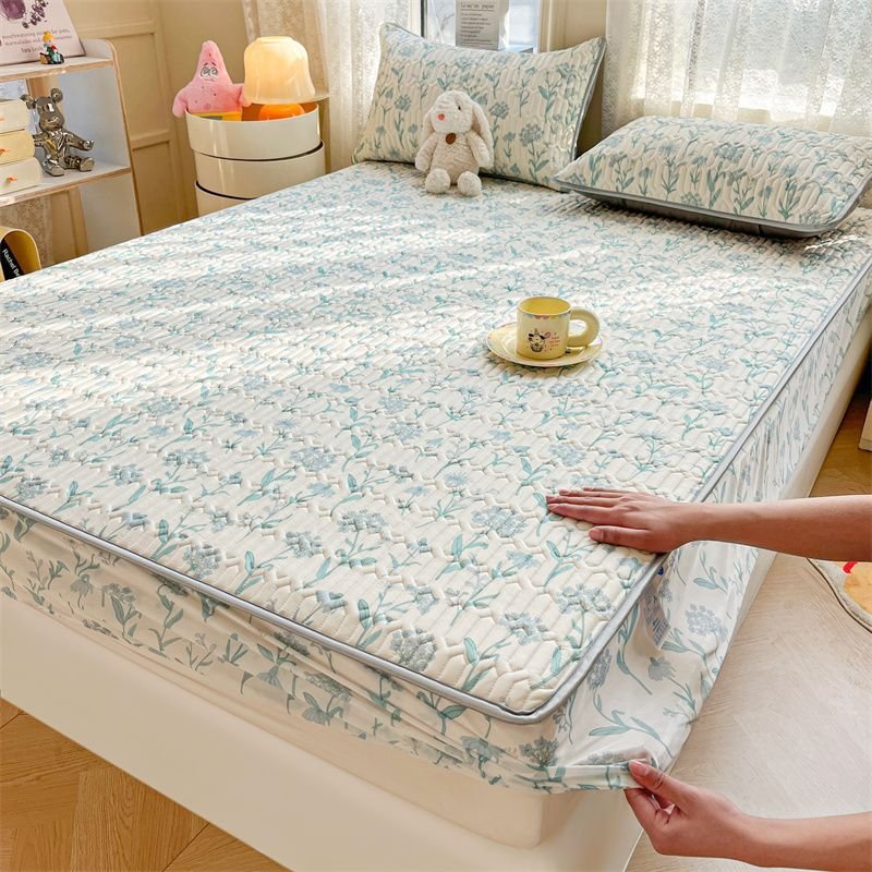 Single bed cover blanket cover single piece mattress protector anti-microbial fixed all-inclusive factory direct wholesale