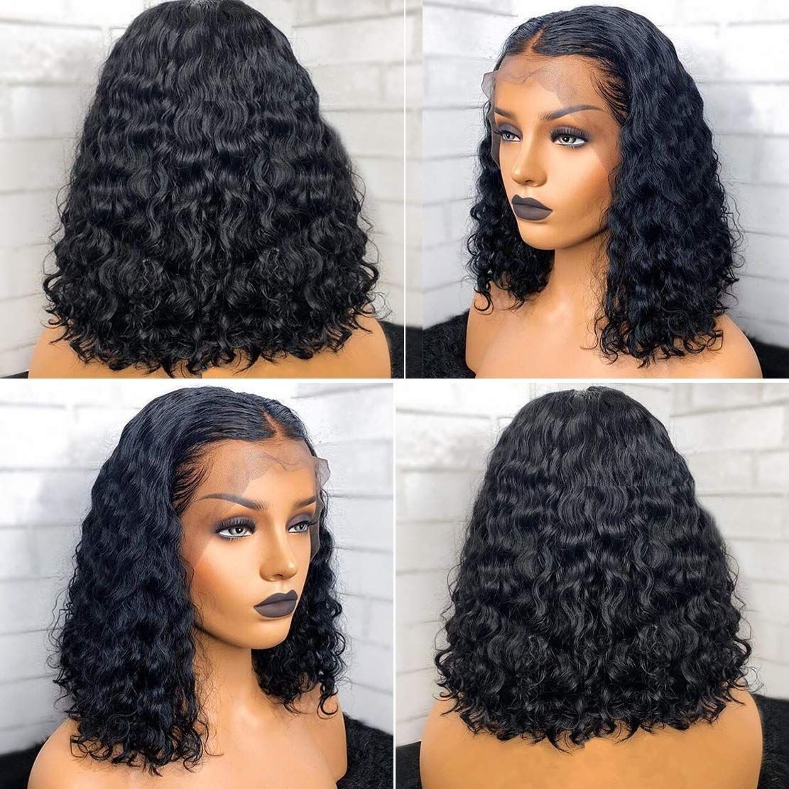 Wholesale Human Hair Extension Vendor Wig Brazilian Curly Wave Closure Wig Hd Frontal Wigs Human Hair Lace Front For Black Women