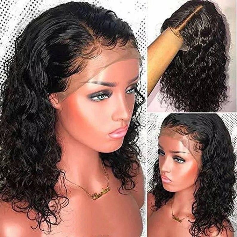 Wholesale Human Hair Extension Vendor Wig Brazilian Curly Wave Closure Wig Hd Frontal Wigs Human Hair Lace Front For Black Women