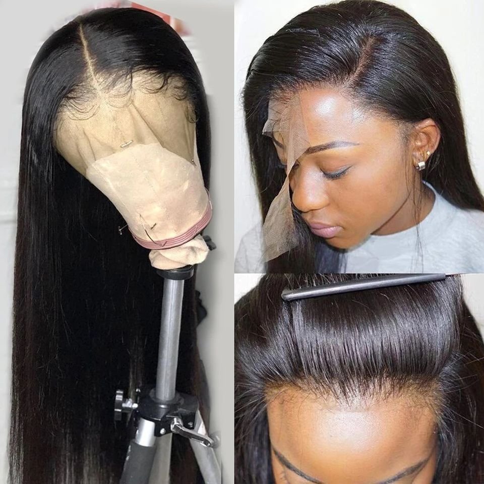 Cheap Wholesale Transparent 360 Lace Frontal Wig Raw Straight Brazilian Virgin Human Hair Hd Full Lace Front Wig For Black Women