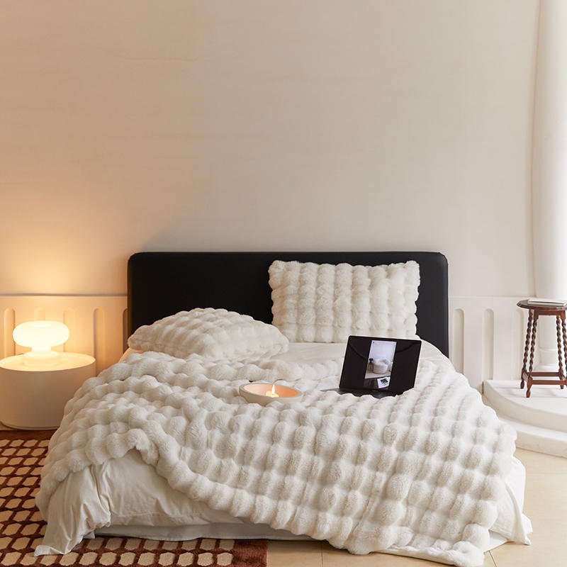 Direct sales by manufacturers Warm Tuscan Imitation Fur Blanket Winter Warmth Blanket