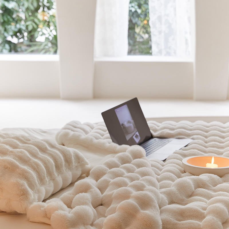 Direct sales by manufacturers Warm Tuscan Imitation Fur Blanket Winter Warmth Blanket