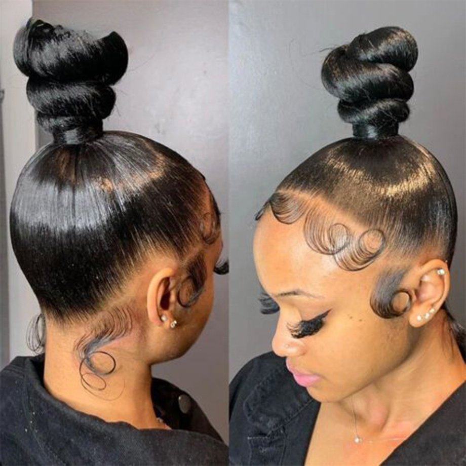 38 40 inch Glueless Full Lace Human Hair Wig for Black Women Best-selling Vendor Wholesale 360 HD Transparent Lace Frontal Wigs