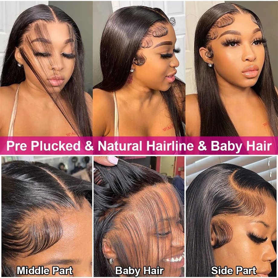 38 40 inch Glueless Full Lace Human Hair Wig for Black Women Best-selling Vendor Wholesale 360 HD Transparent Lace Frontal Wigs