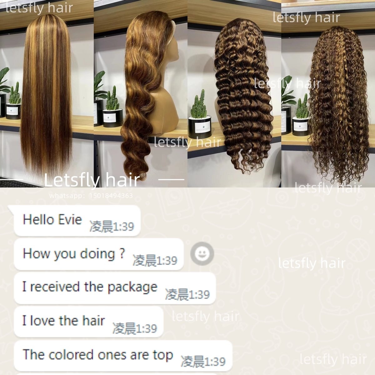 Letslfy Hot Selling Wholesale Cuticle Aligned Unprocessed Brazilian Hair Virgin Human Hair 13x4 Lace frontal Wigs