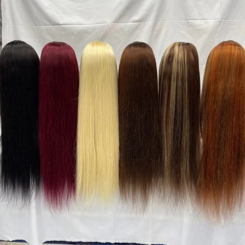 Letslfy Hot Selling Wholesale Cuticle Aligned Unprocessed Brazilian Hair Virgin Human Hair 13x4 Lace frontal Wigs