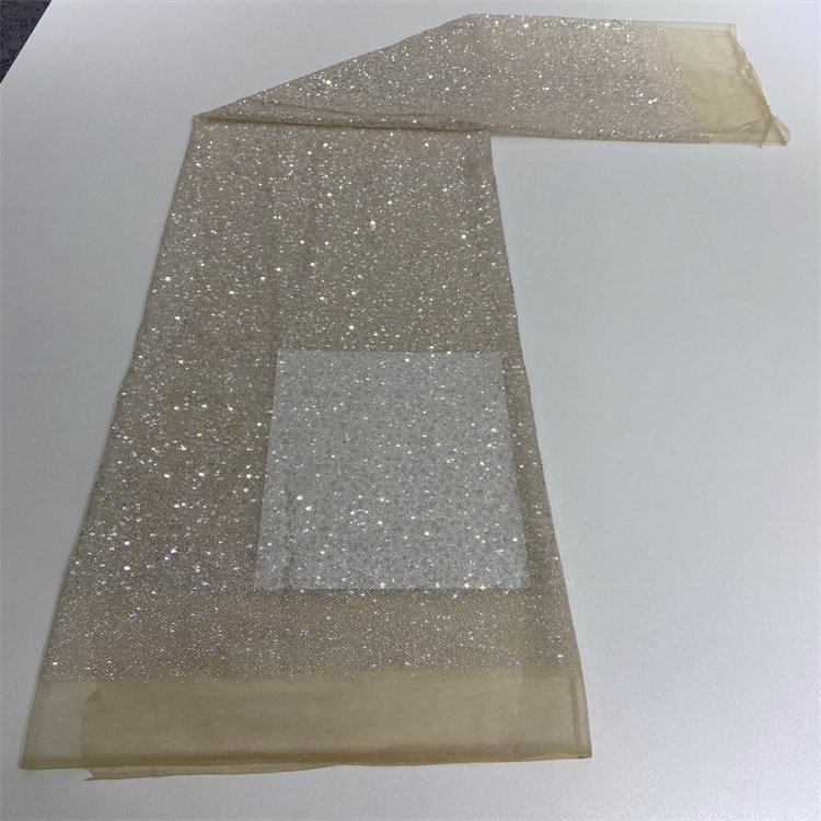 Double glitter sided full crystal sequin embroidery light blue light green white sequin wedding bridal lace fabric
