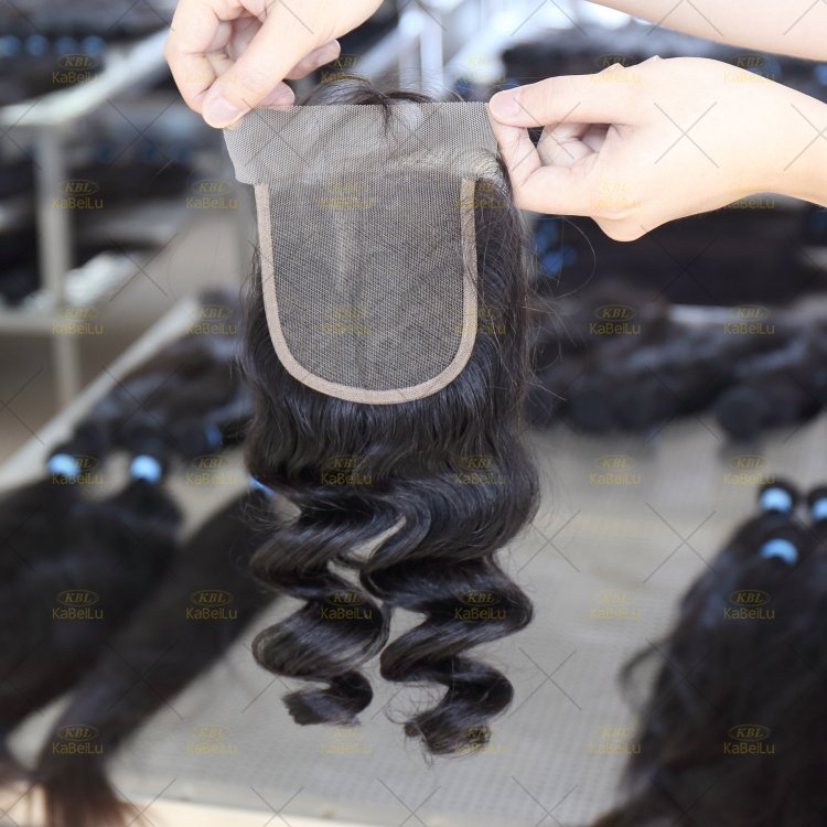 easy to dye unprocessed raw vietnamese hair closure ,Thin HD beauty swiss lace closure 5*5 4*4