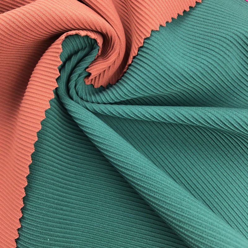 Rib elastic sports knit fabric ECO-friendly recycle nylon spandex fabric for sportswear leggings yoga