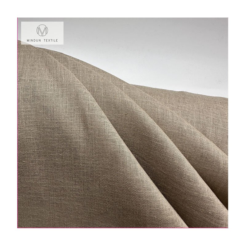 Mindun Plain Color Printed Skin-friendly Wholesale Summer Breathable Wholesale Cotton Linen Blend Fabric By The Yard For Bra