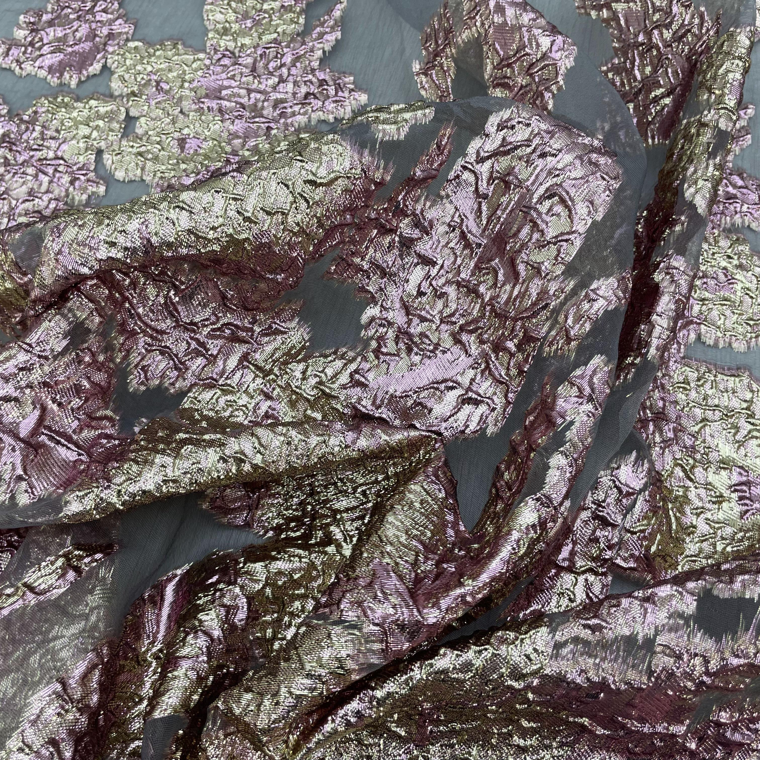 Organza jacquard fabric like embroidered lace fabric cut pattern Africa dress fabric