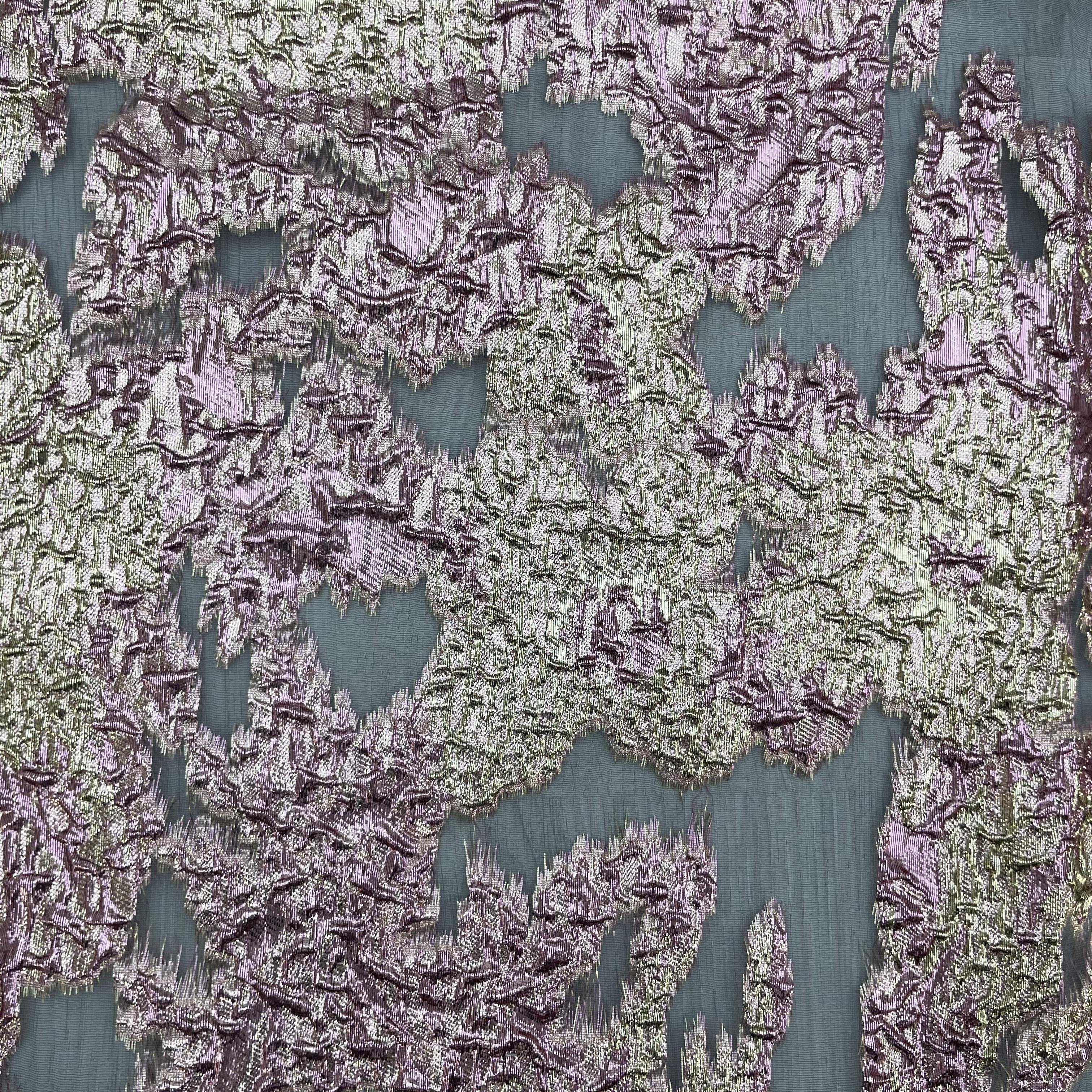 Organza jacquard fabric like embroidered lace fabric cut pattern Africa dress fabric