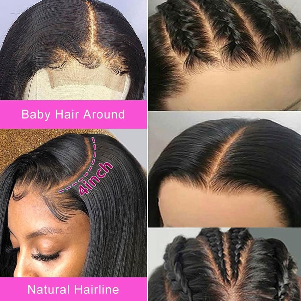 Hd Lace Frontal Wig Human Hair Raw Brazilian Human Hair Braided Lace Front Wigs For Black Women Glueless Full Hd Lace Wig