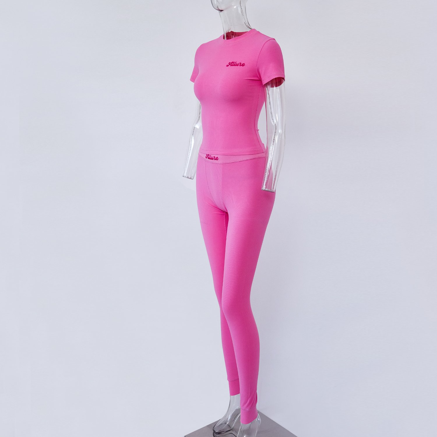 Newest Custom Women Loungewear Set Modal Cotton Ribbed Summer Lounge Wear Two Piece Set Women Clothing