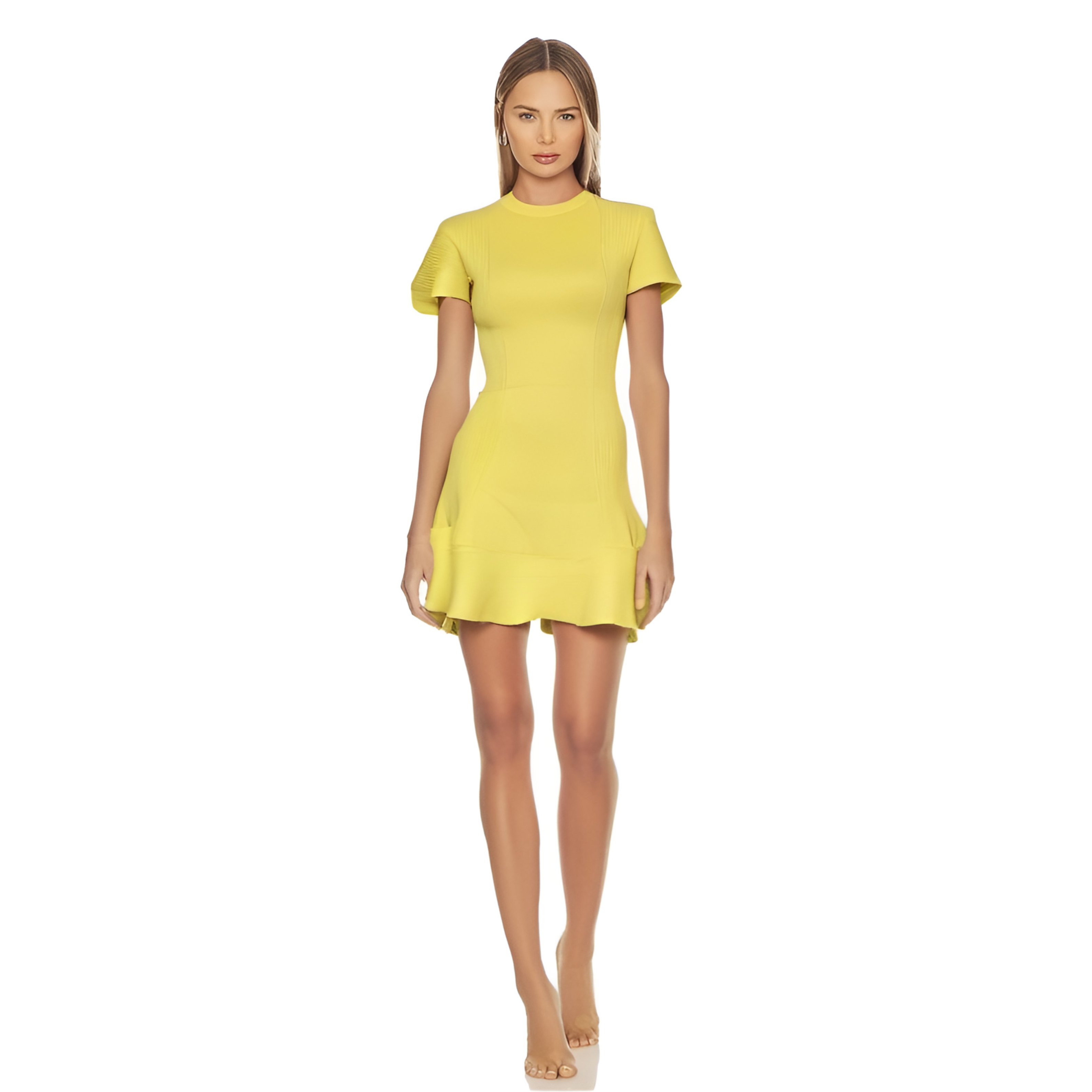 Hot Best Selling Custom Women's Long Dress OEM ODM Factory's Fashion Rib Pattern Computer Knit Knitted Dress