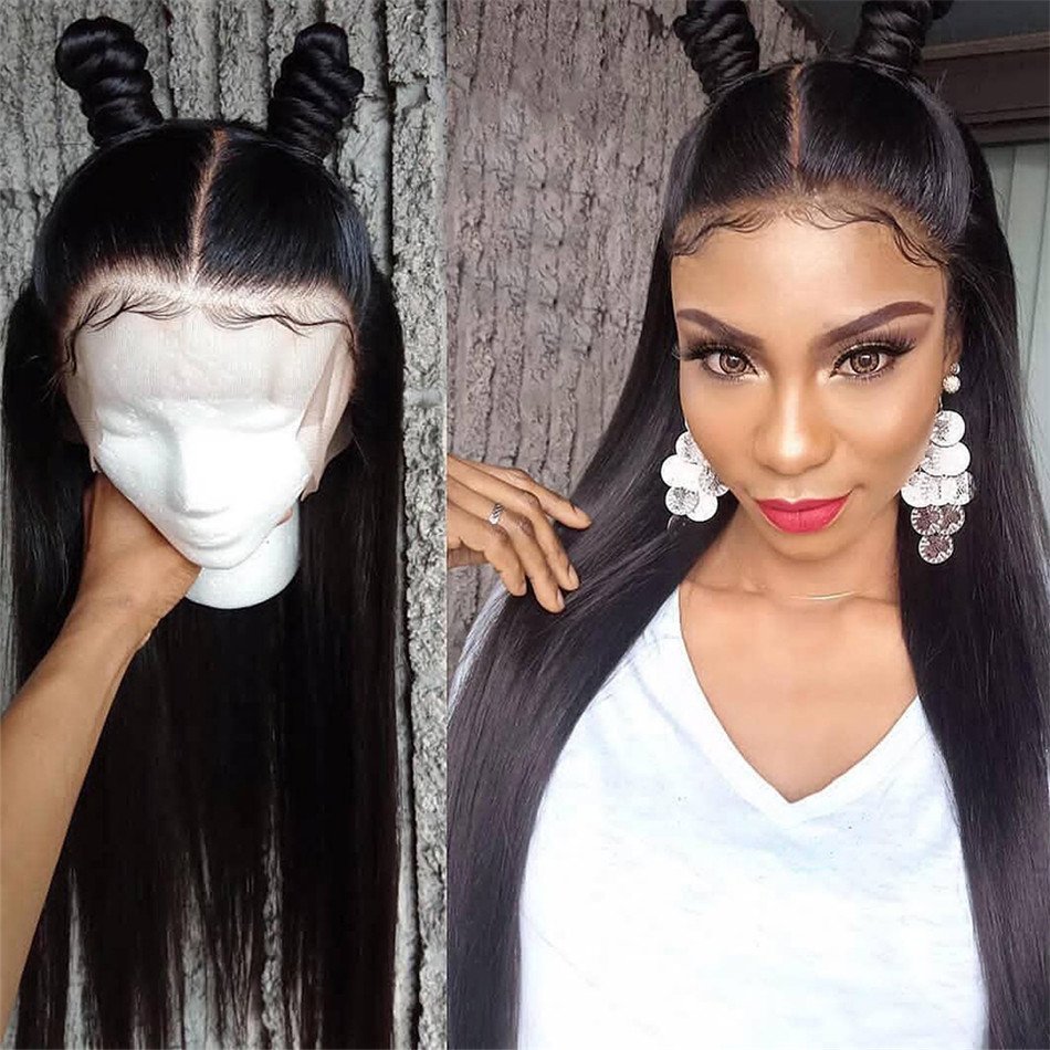 Cheap Silky Straight Brazilian Human Hair Lace Front Wigs HD Lace Frontal Wig Vendors Full Lace Human Hair Wigs For Black Women