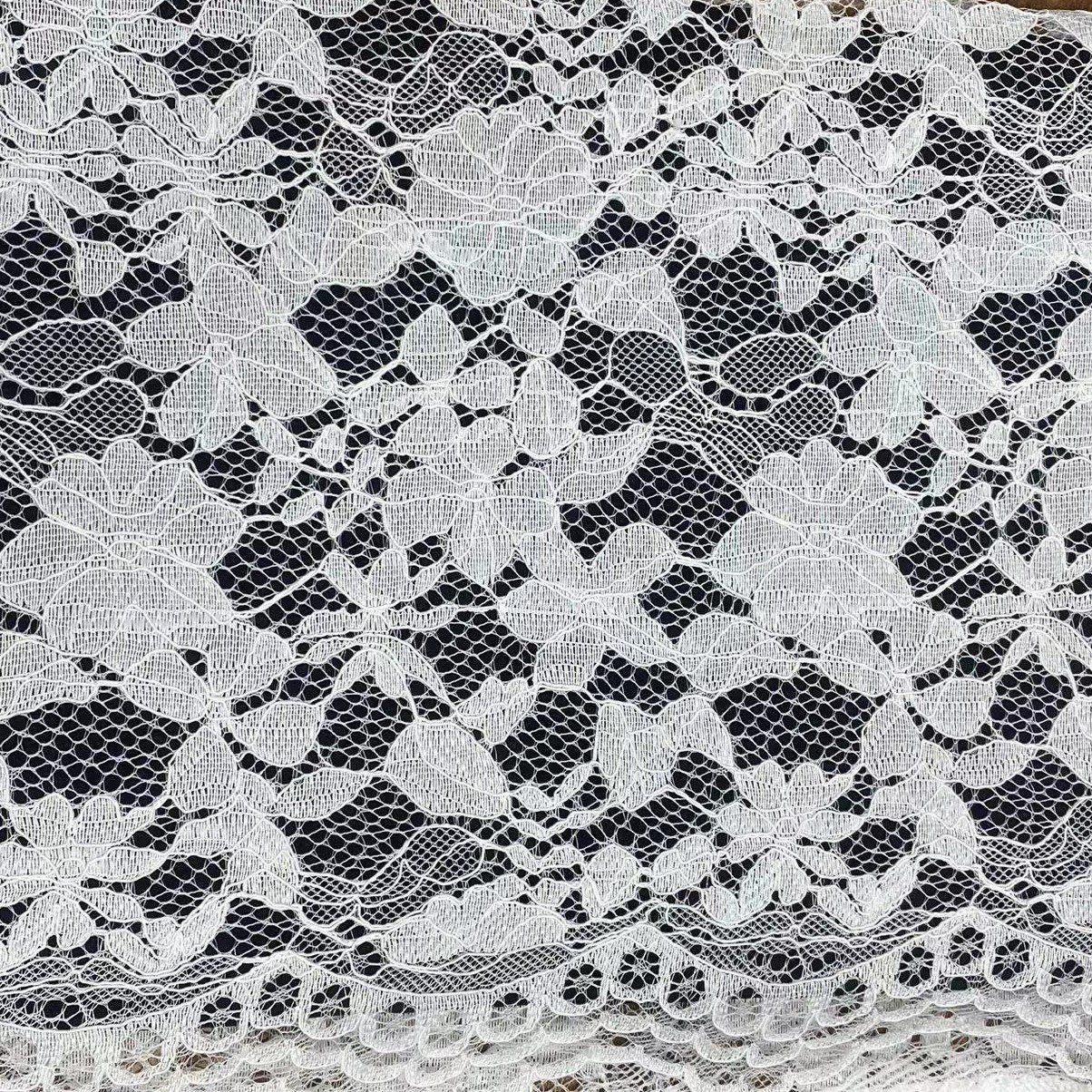 100% polyester lace fabric,Flower lace embroidery fabric,wedding dress lace fabric for women,Soft ,Multi-color custom,wholesale