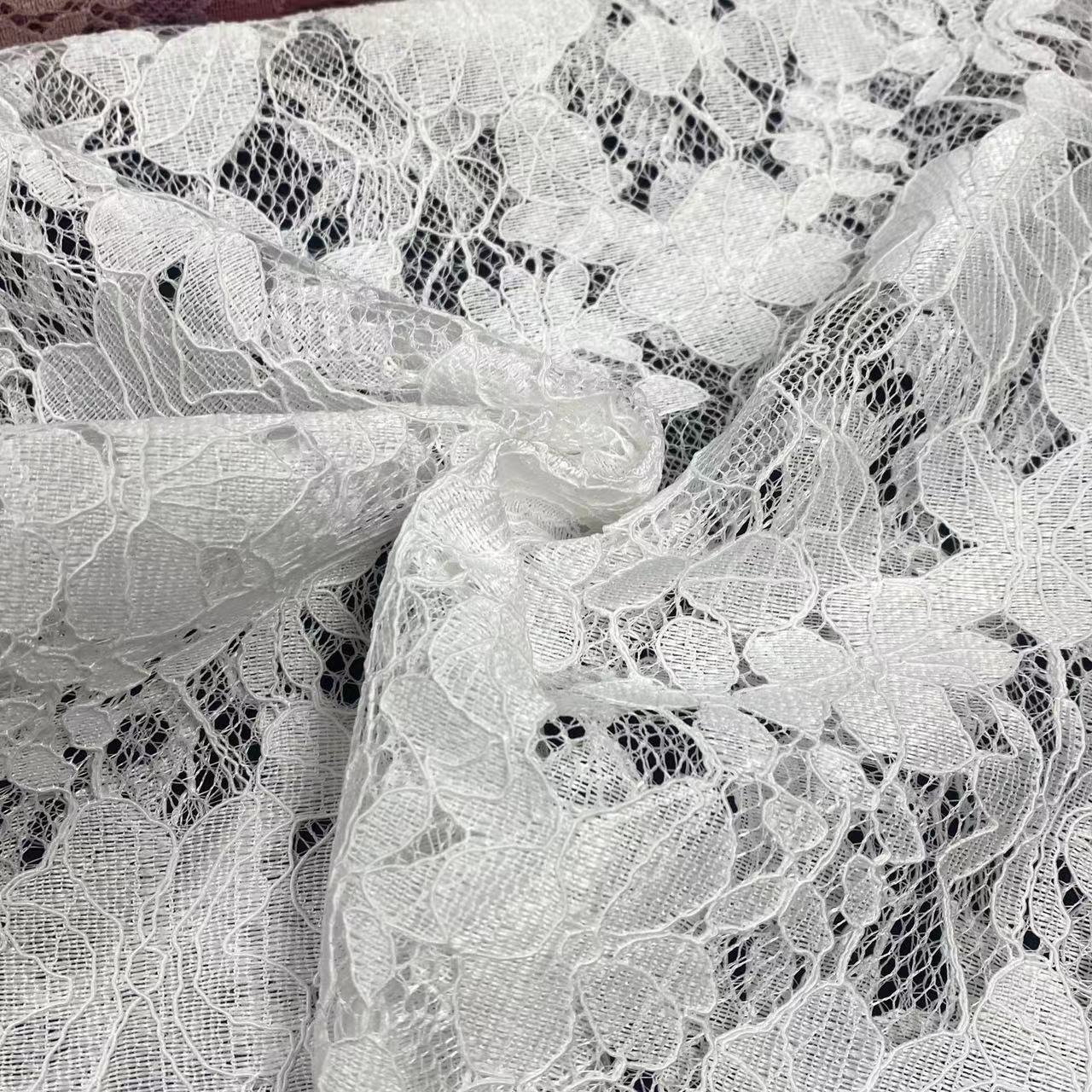 100% polyester lace fabric,Flower lace embroidery fabric,wedding dress lace fabric for women,Soft ,Multi-color custom,wholesale