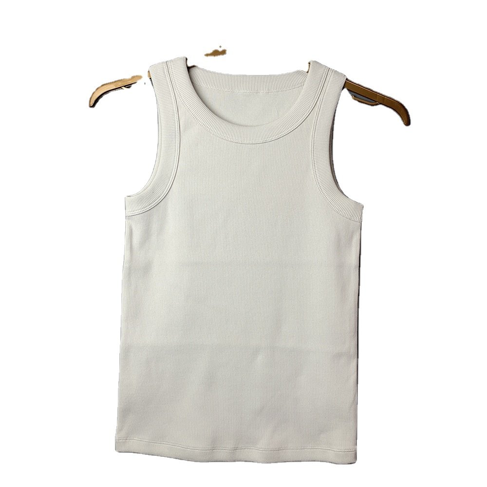 Factory 100% Cotton Customized Tank Top Streetwear Muscle Fit Ribbed Tank Top Men Gym Training Sleeveless T-Shirt