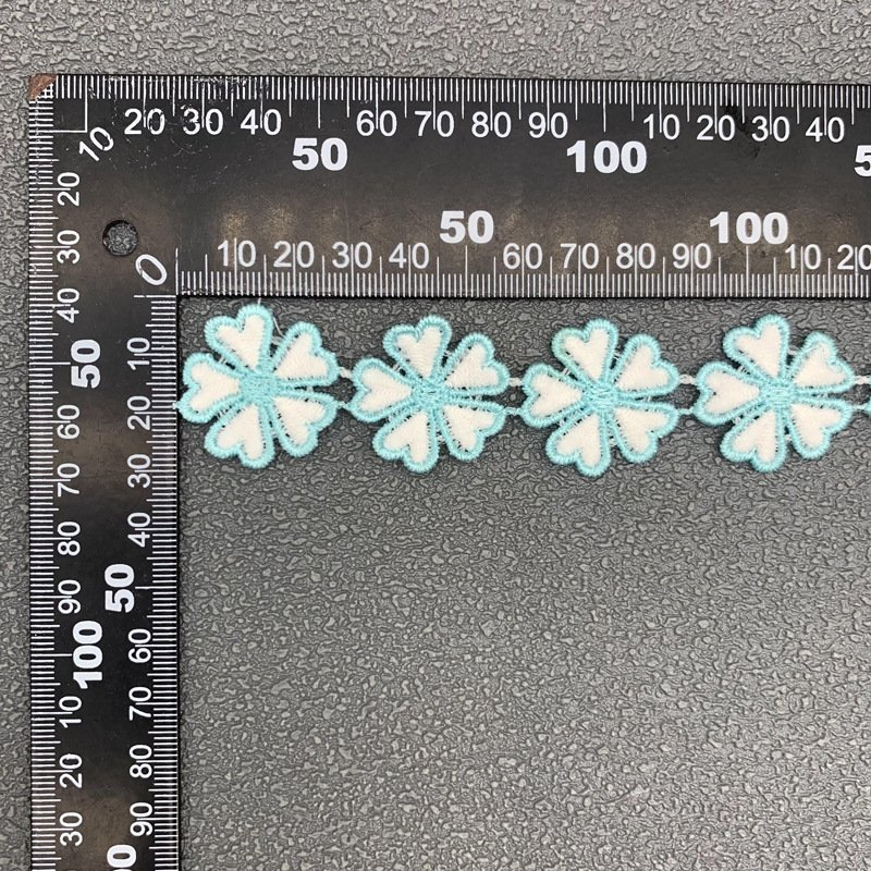 Flower Daisy Lace Ribbon Trim Daisy Flower Lace Trim Fabric In White For Dress