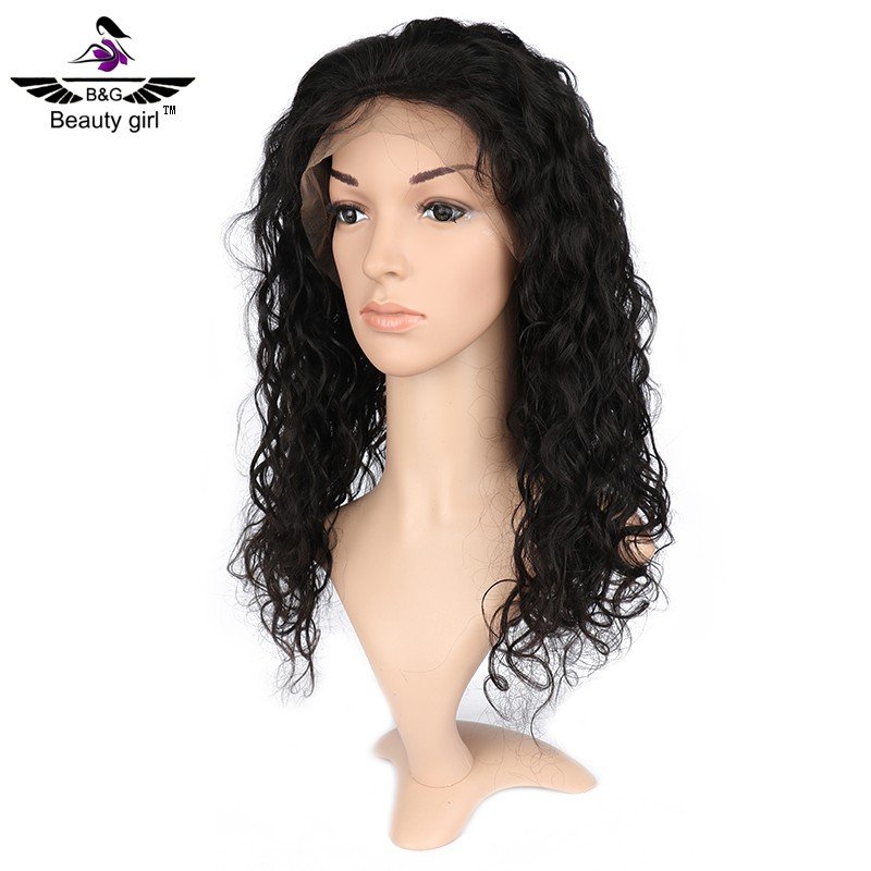 Guangzhou hair clipper professional natural wave human hair lace front wigs with baby hair