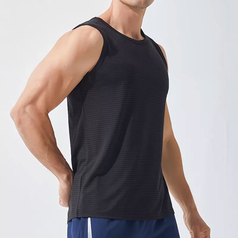 Wholesale Fitness workout men Singlet Running plus size Tank top with custom logo and Private label
