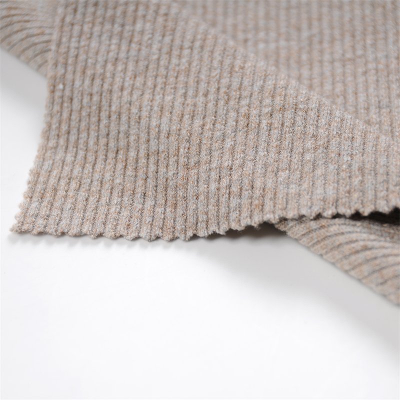 Heavy Weight 350GSM NRT 2*2 Dyed Melange Unique Imitation Nylon Rib Fabric