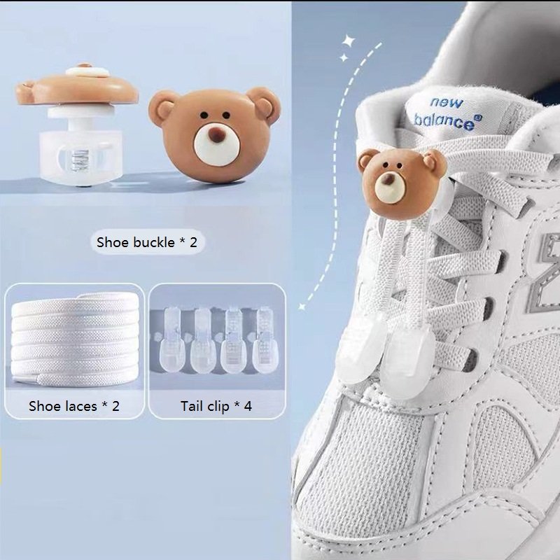 No Tie Shoelaces Elastic flat Printed Shoe Laces Without Ties Shoelace for Sneakers Children's Sports Shoestrings