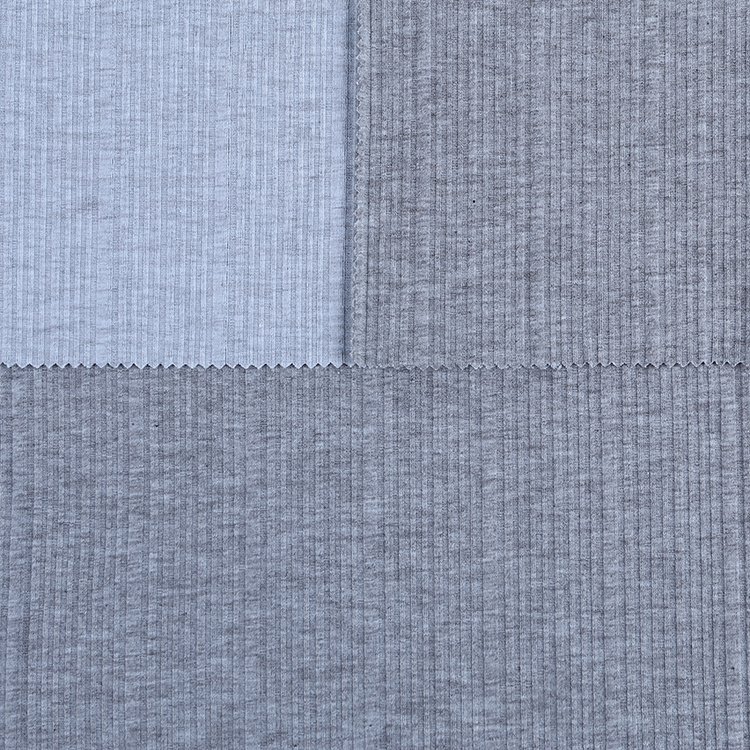 New design stretch rib knit 97 polyester 3 elastane fabric near me
