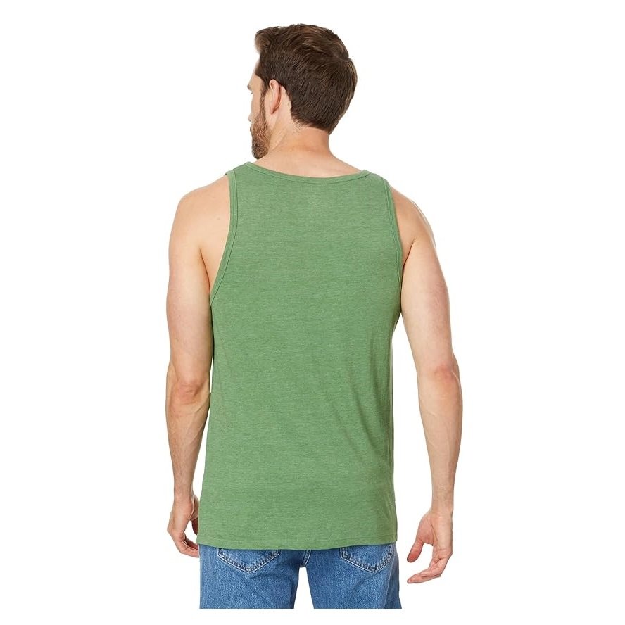 summer comfortable selling solid color 100% cotton single jersey sleeve less round neck men tank top from Bangladesh best price