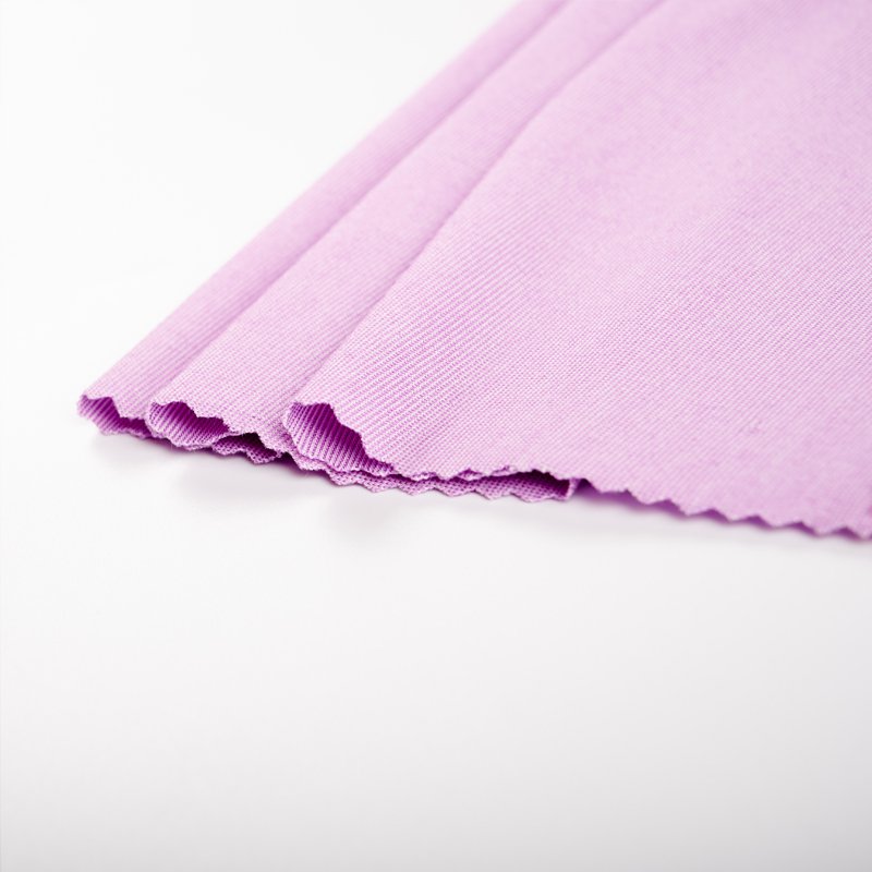 Hot Selling Solid Acrylic 35% rayon 25% polyester 35% Spandex 5% Comfortable Knitting Fabric For Women Fashion Dress