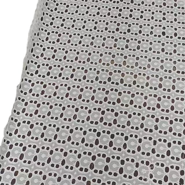 beautiful high quality embroidery cotton lace fabric with good cheap price for dress